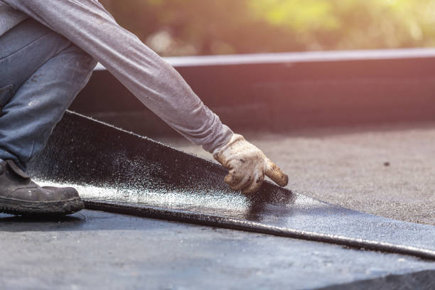 Professional Exterior Waterproofing technician working in Waterville, MN